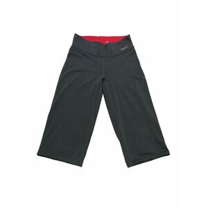 Reebok Stem Gem Rock Crop Pant - Women's sz small gray wide capri